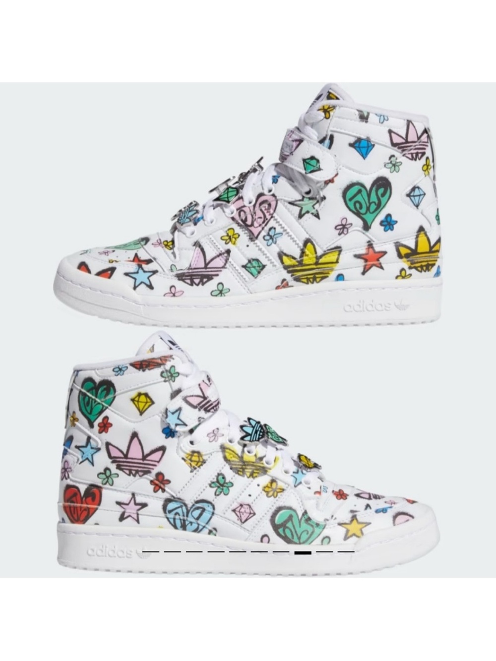 Adidas Originals X Jeremy Scott Forum 84 High-Tops Men’s 6 Women’s 7 Streetwear